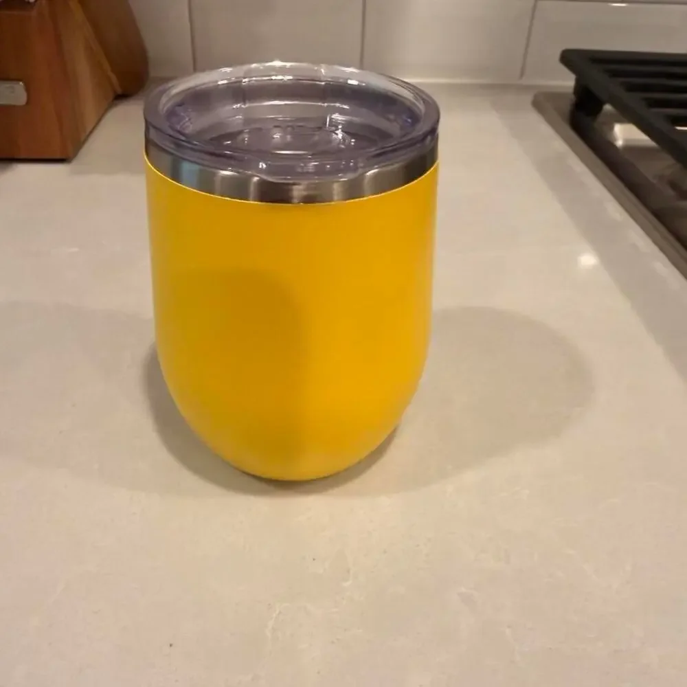 Yellow Stainless Steel Tumbler 
